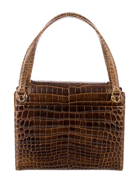 vintage gucci crocodile handbag|Crocodile Gucci Bags for Women .